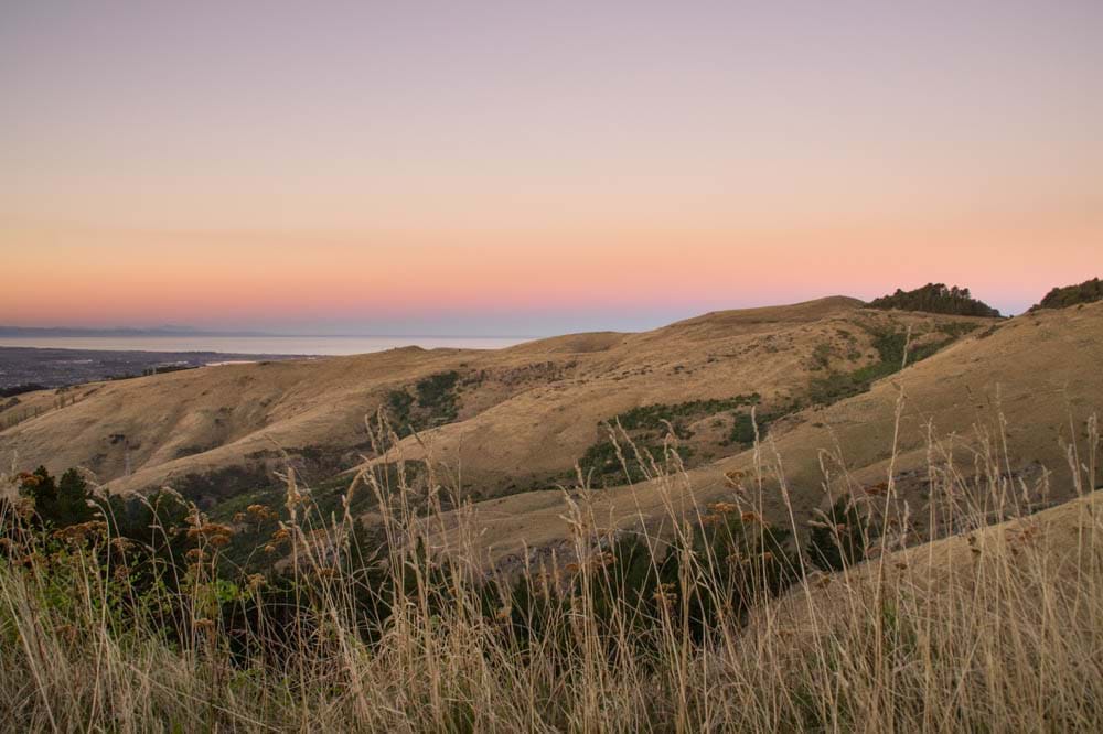 Views of the Port Hills, Christchurch